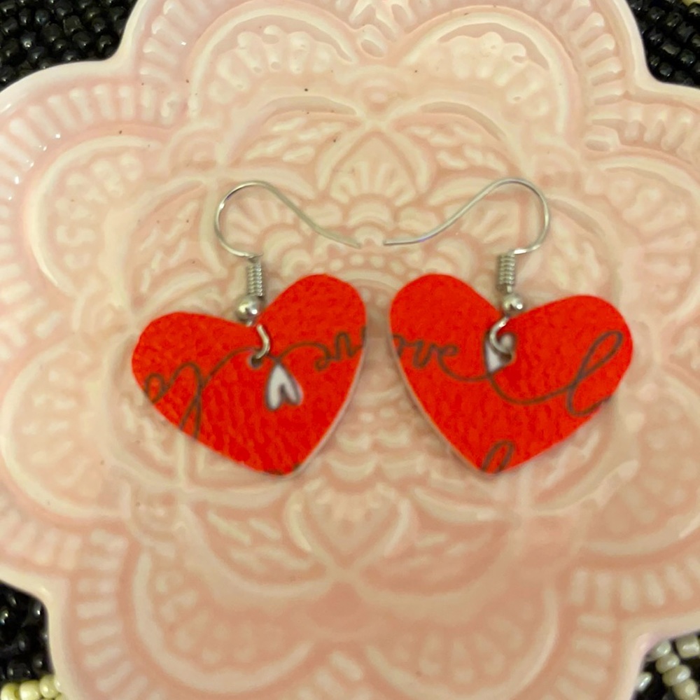 “Love” Heart ❤️ Earrings